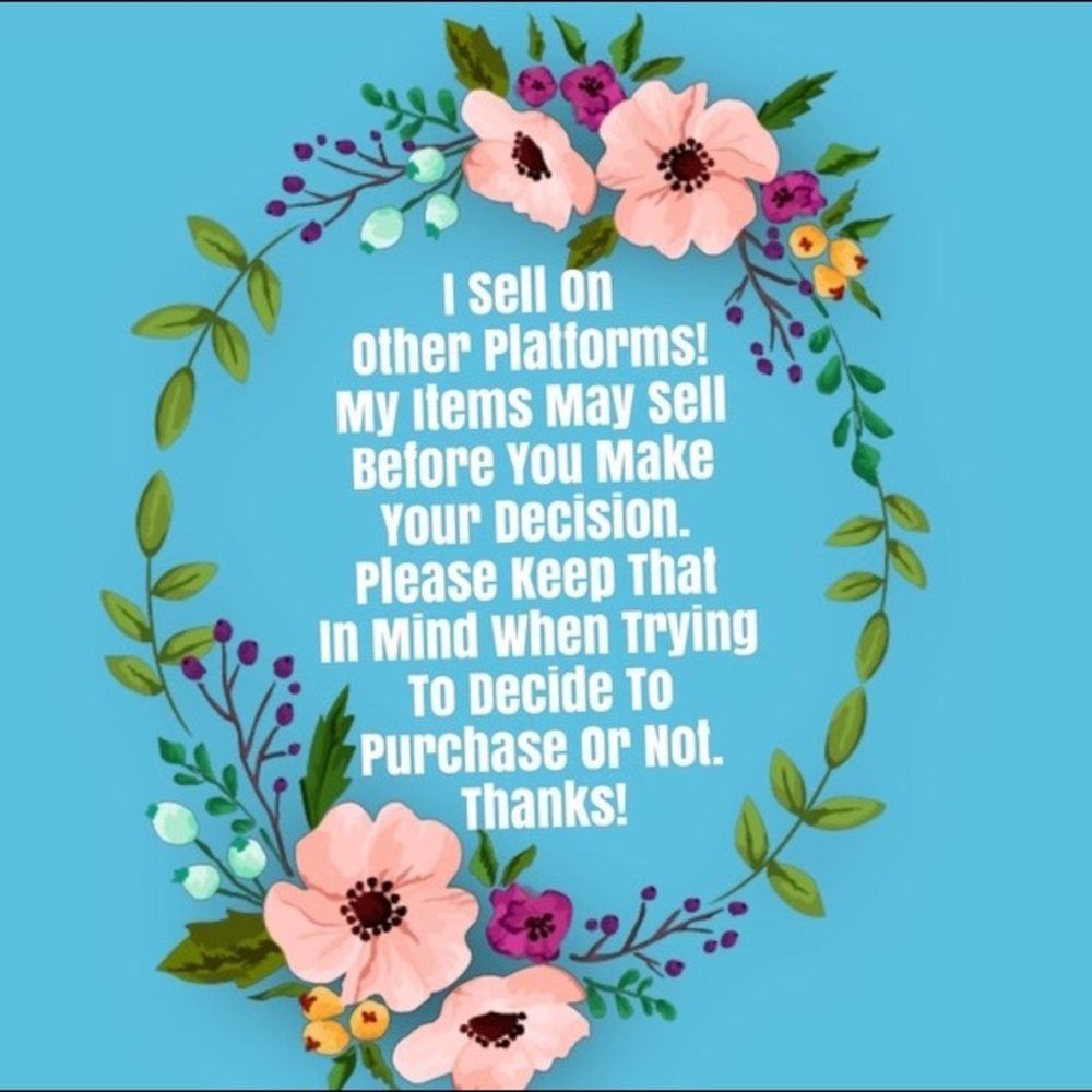 I sell on other platforms!